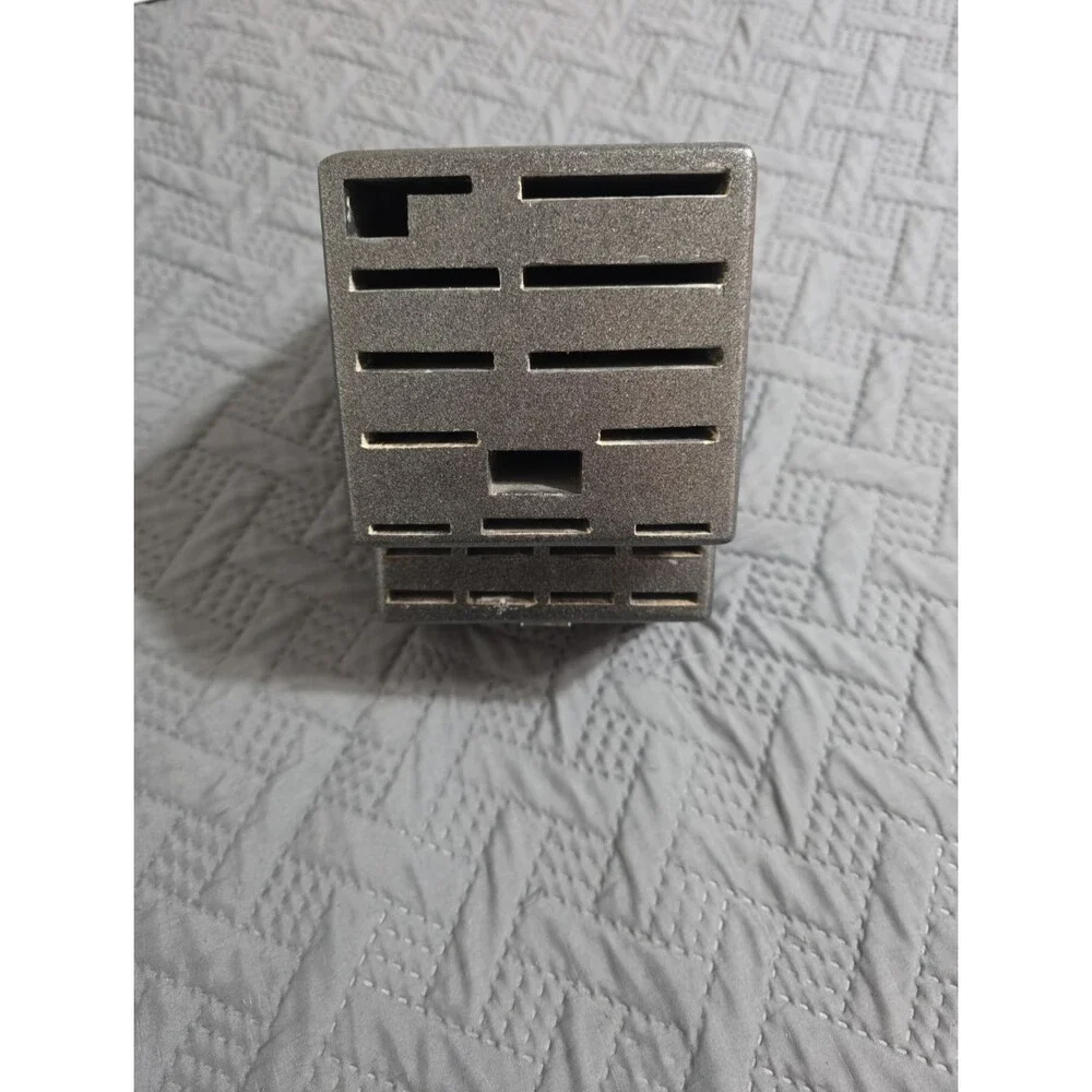 J. A. Henckels Knife Storage Block 20 Slot Charcoal Black Kitchen Block Only